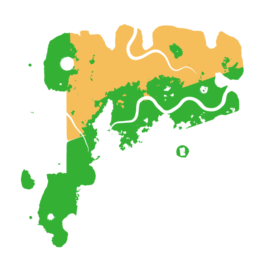 Biome Rust Map: Procedural Map, Size: 3500, Seed: 1450515930
