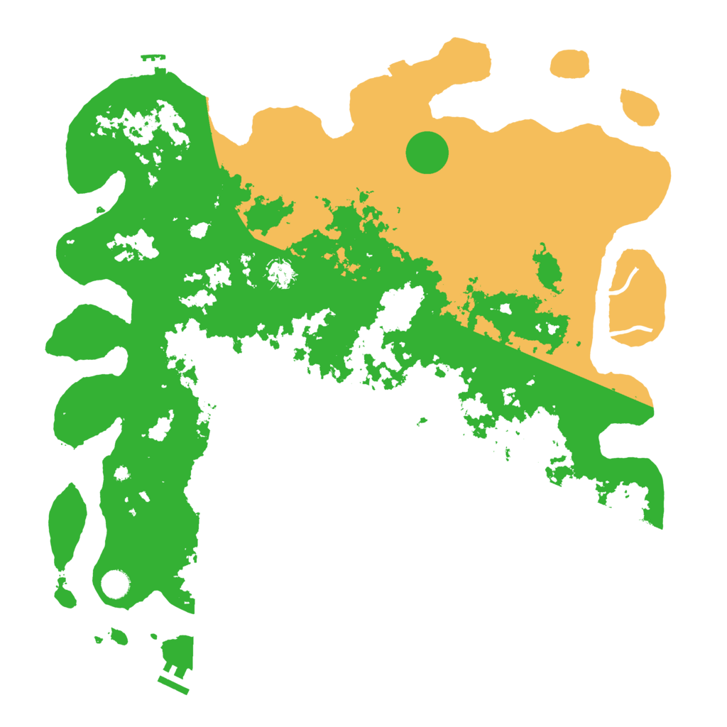 Biome Rust Map: Procedural Map, Size: 4500, Seed: 2422