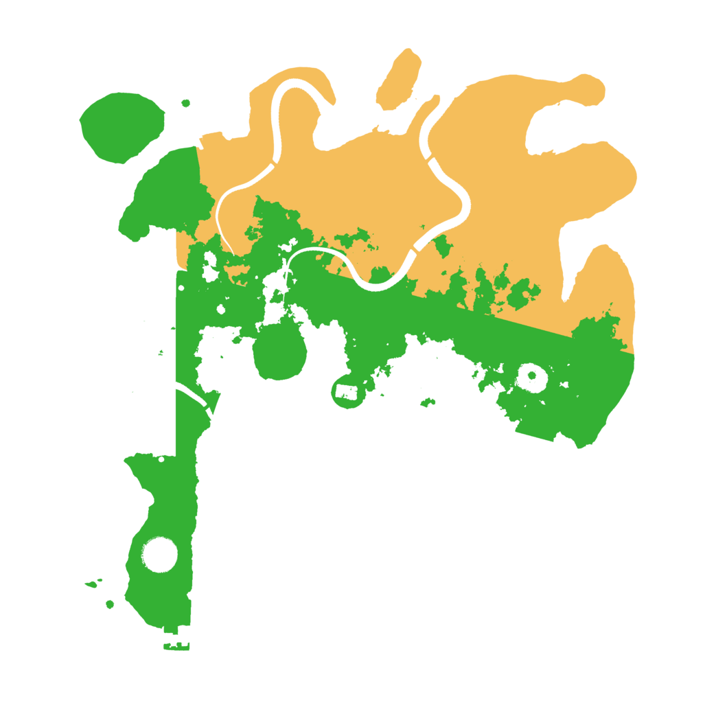 Biome Rust Map: Procedural Map, Size: 3500, Seed: 104080775