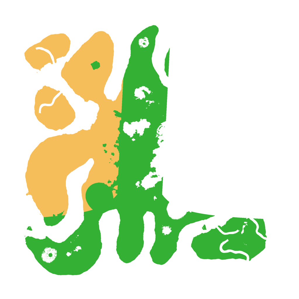 Biome Rust Map: Procedural Map, Size: 3000, Seed: 493270