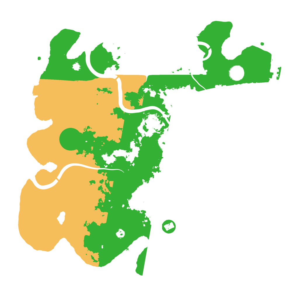Biome Rust Map: Procedural Map, Size: 3500, Seed: 5894