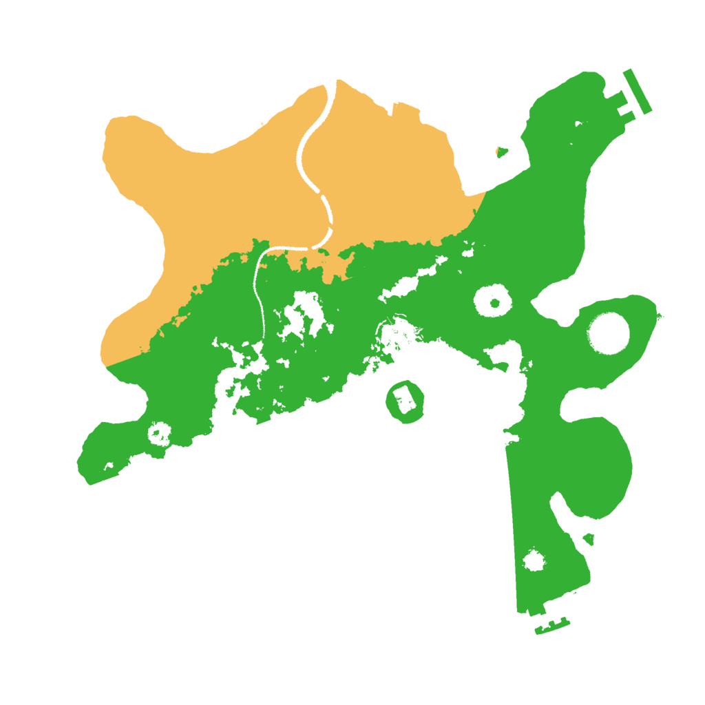 Biome Rust Map: Procedural Map, Size: 3000, Seed: 1429178572