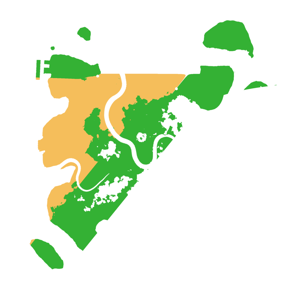 Biome Rust Map: Procedural Map, Size: 3000, Seed: 857335