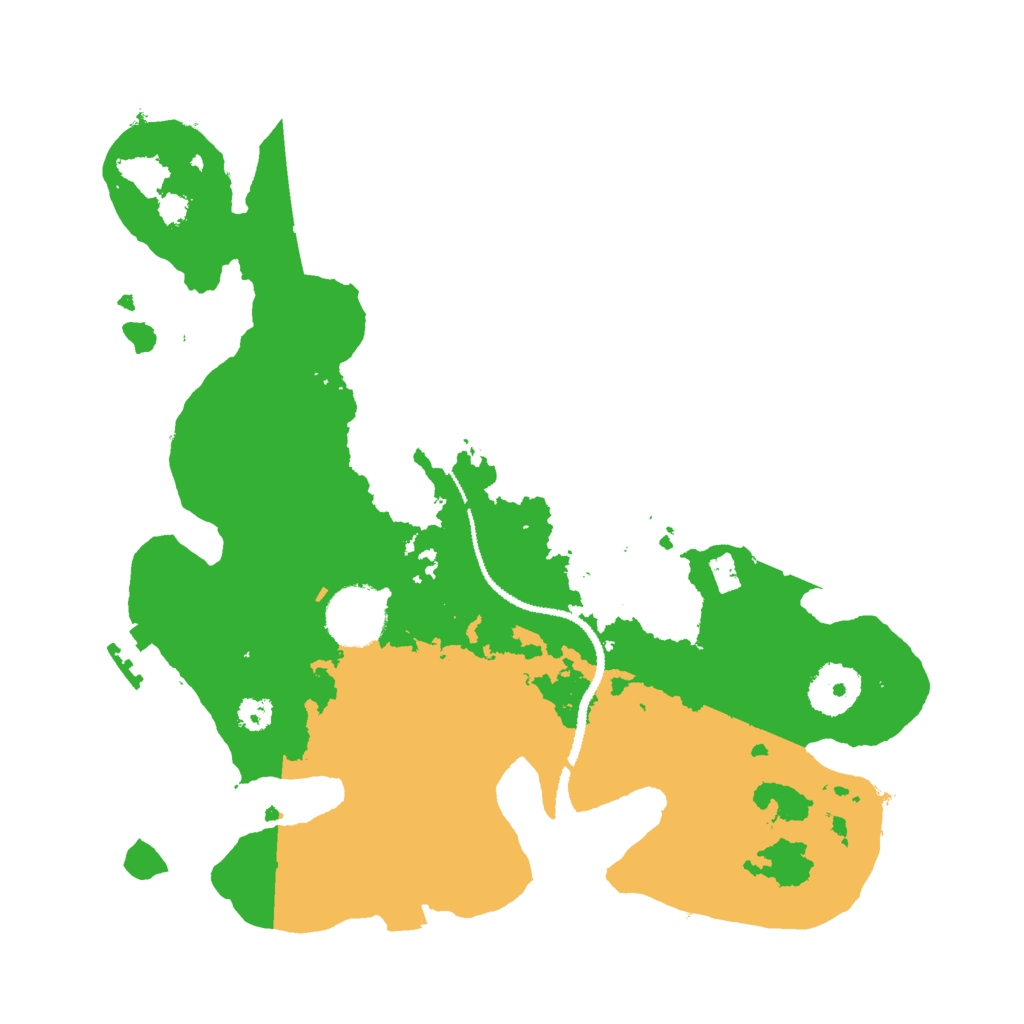Biome Rust Map: Procedural Map, Size: 3000, Seed: 758451