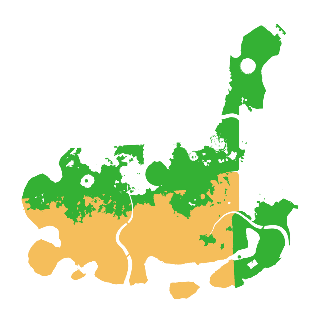 Biome Rust Map: Procedural Map, Size: 3650, Seed: 5867271