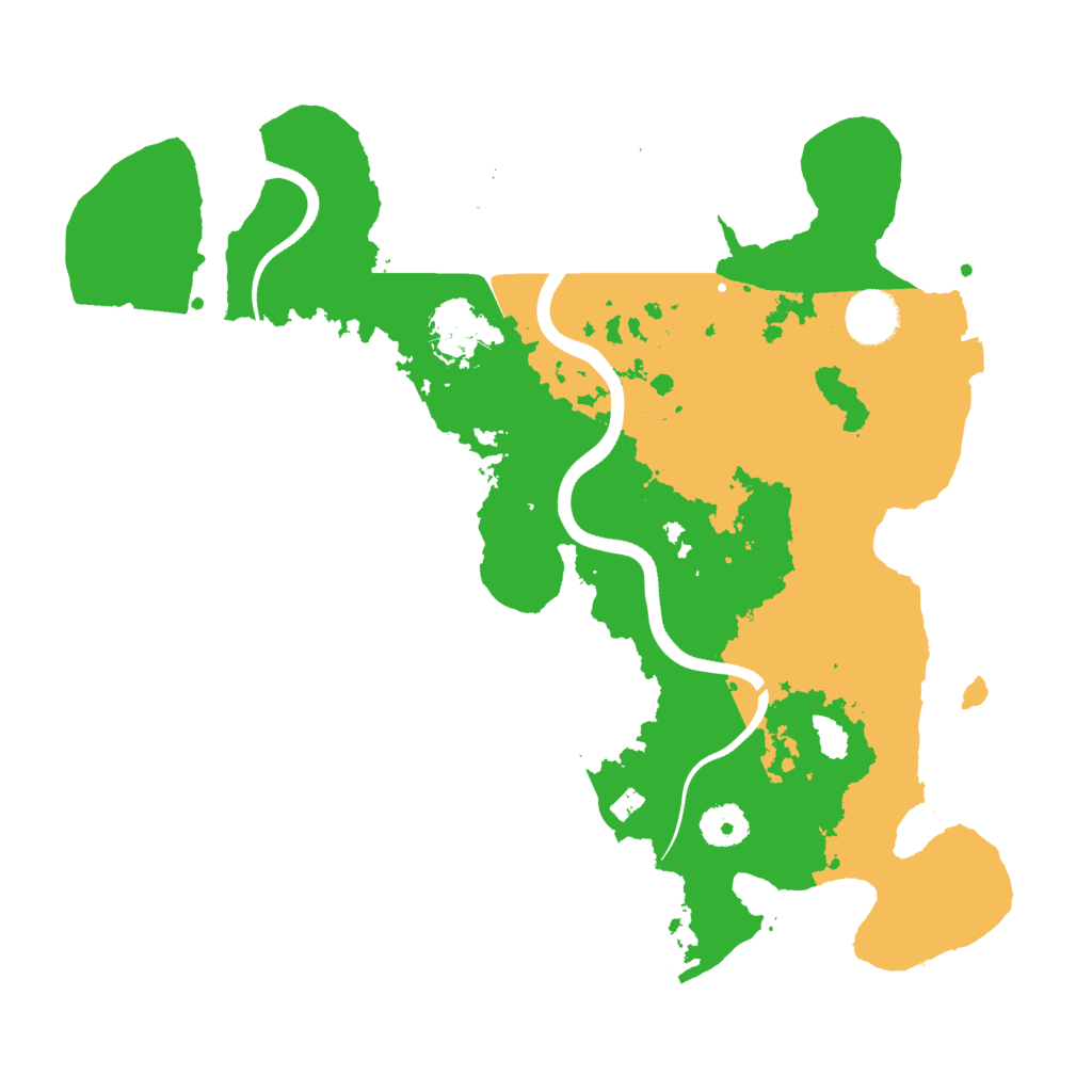Biome Rust Map: Procedural Map, Size: 3600, Seed: 1498033404
