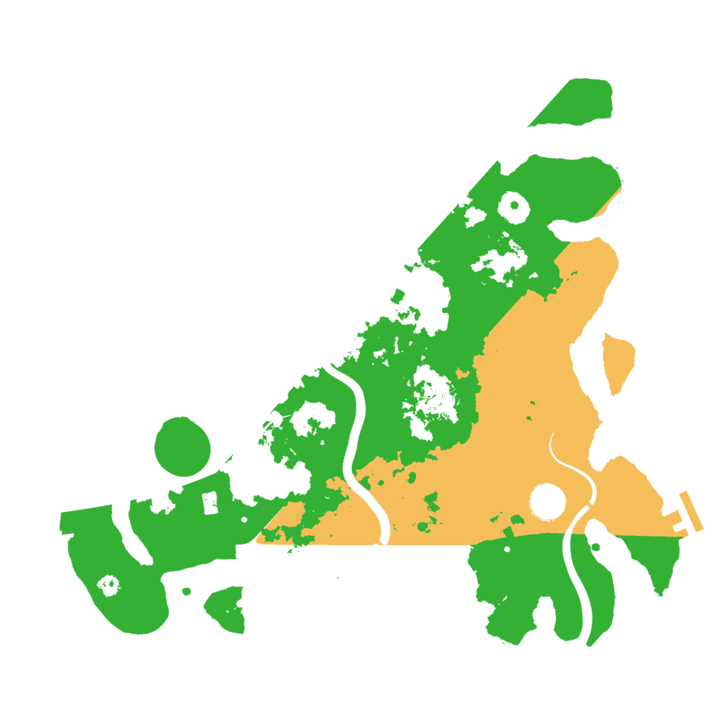 Biome Rust Map: Procedural Map, Size: 3500, Seed: 1966043919