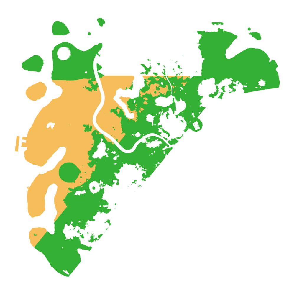 Biome Rust Map: Procedural Map, Size: 4000, Seed: 11934255