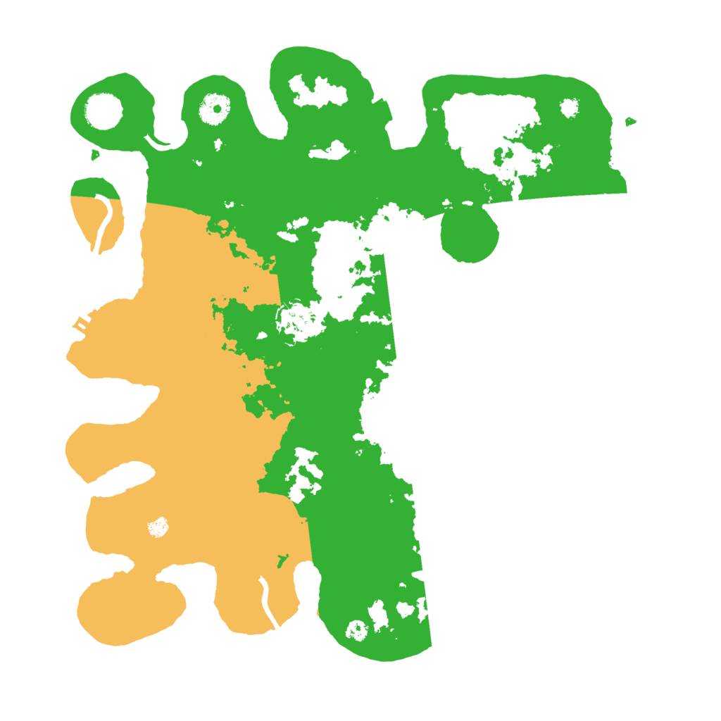 Biome Rust Map: Procedural Map, Size: 3500, Seed: 1211996386