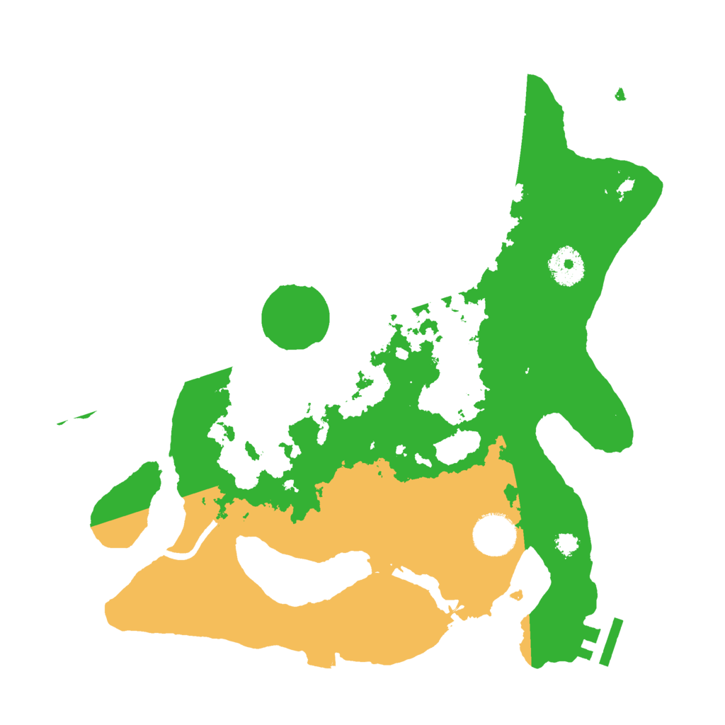 Biome Rust Map: Procedural Map, Size: 3000, Seed: 1268018245