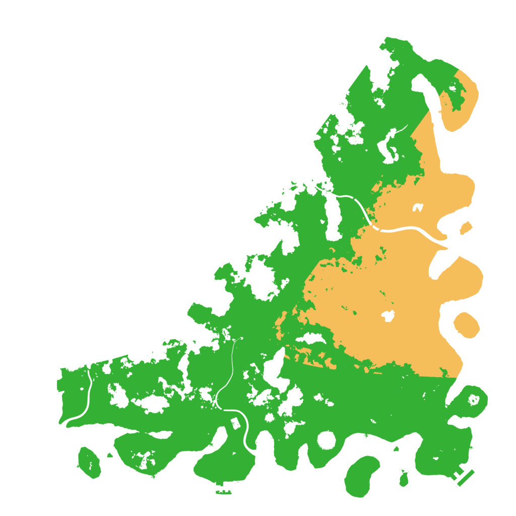 Biome Rust Map: Procedural Map, Size: 5000, Seed: 21859812