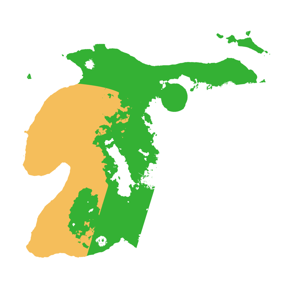 Biome Rust Map: Procedural Map, Size: 3000, Seed: 246392