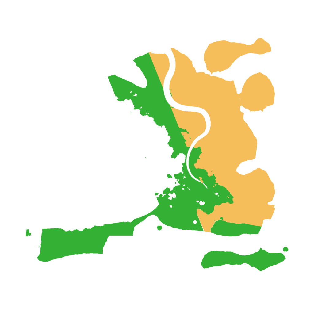 Biome Rust Map: Procedural Map, Size: 2500, Seed: 1664845031