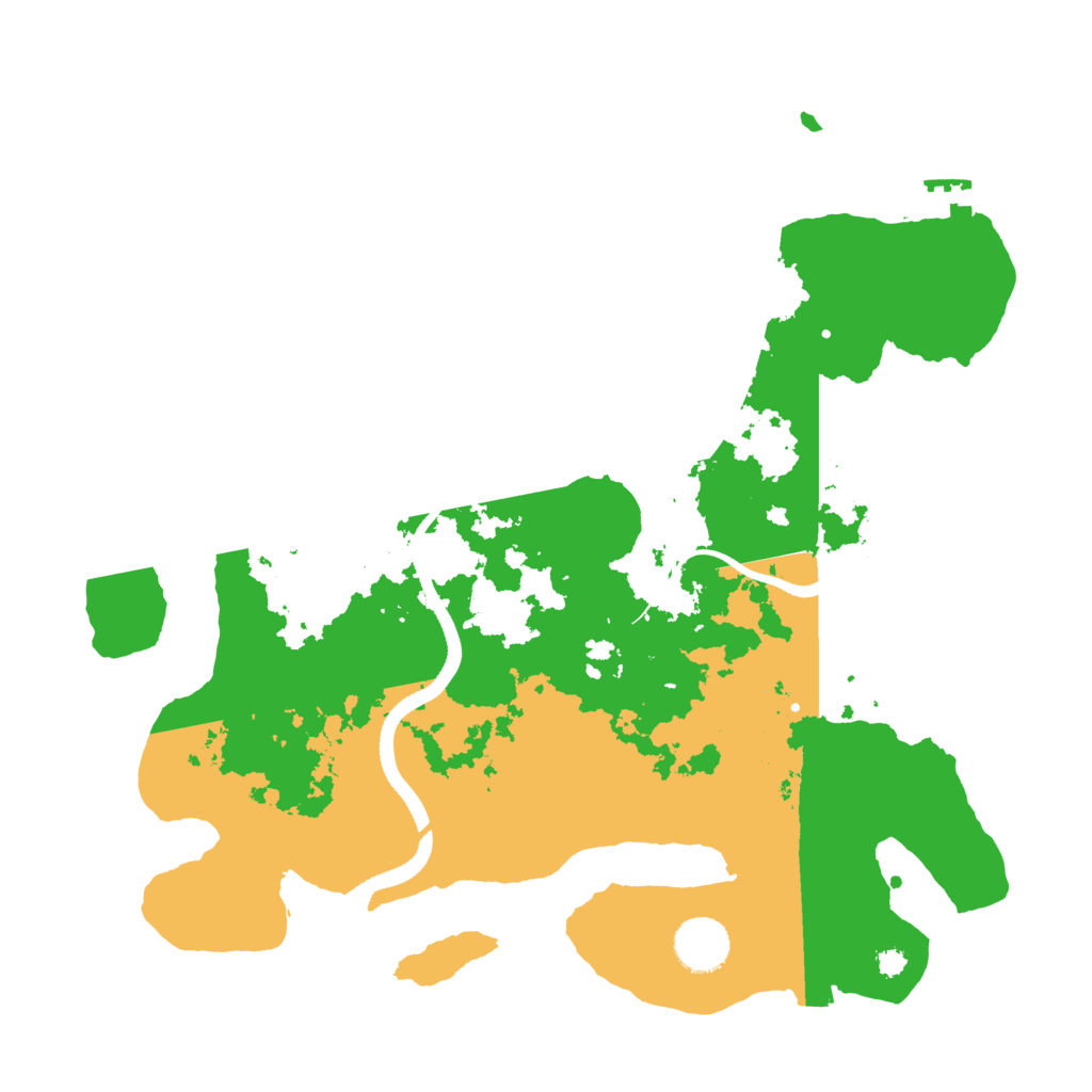 Biome Rust Map: Procedural Map, Size: 3500, Seed: 62913779