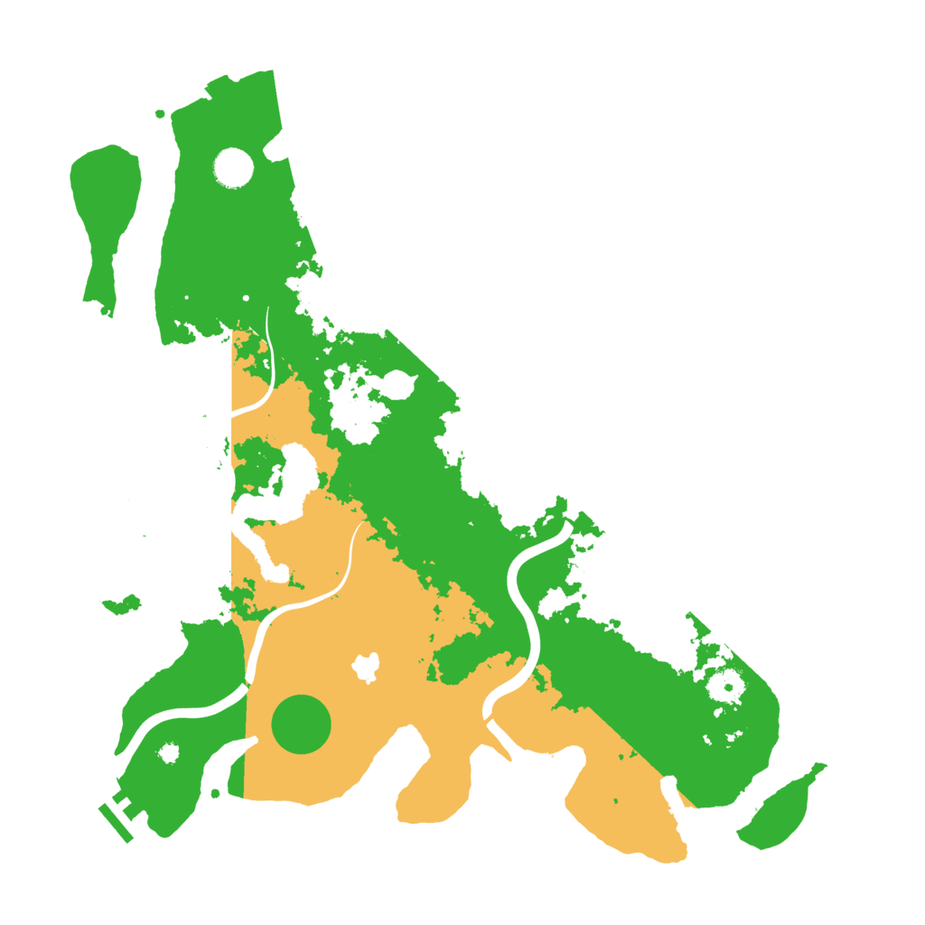 Biome Rust Map: Procedural Map, Size: 4100, Seed: 26674