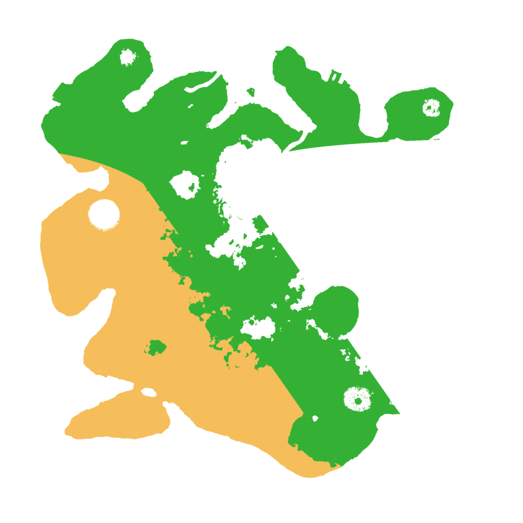 Biome Rust Map: Procedural Map, Size: 3000, Seed: 222555666