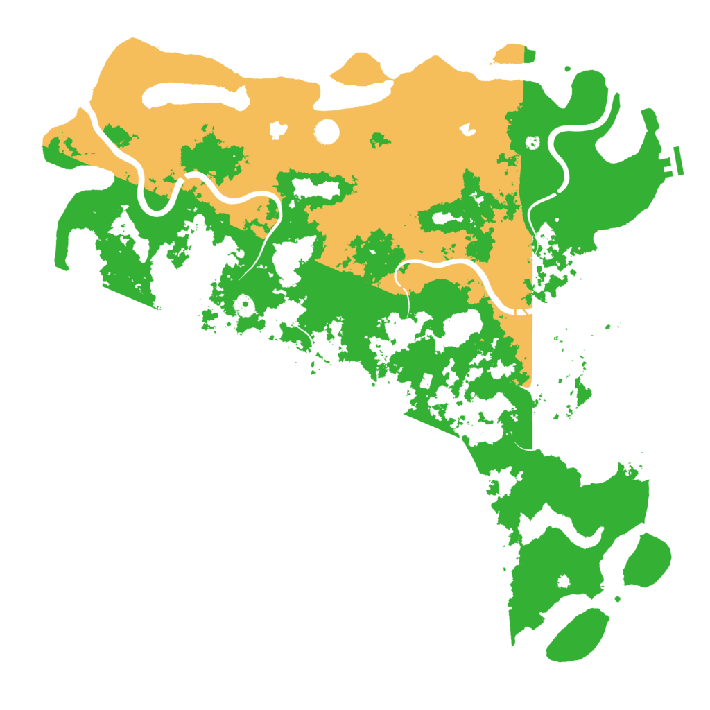 Biome Rust Map: Procedural Map, Size: 5000, Seed: 1028010