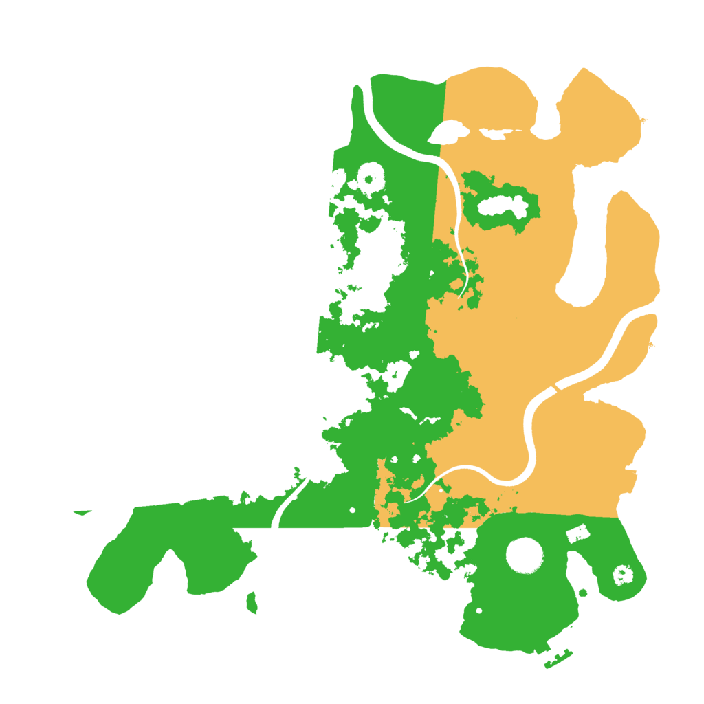 Biome Rust Map: Procedural Map, Size: 3500, Seed: 449664010