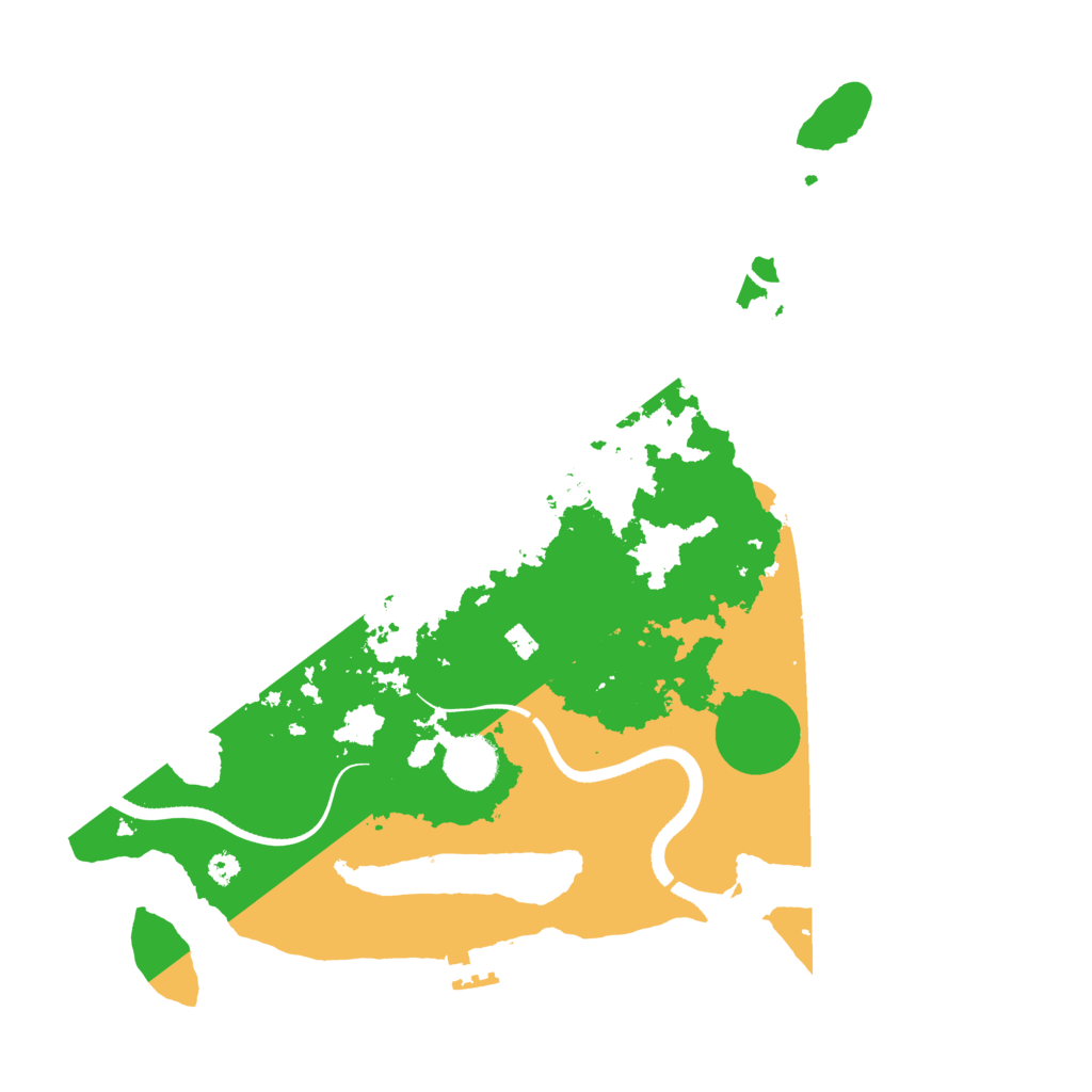 Biome Rust Map: Procedural Map, Size: 3550, Seed: 597059