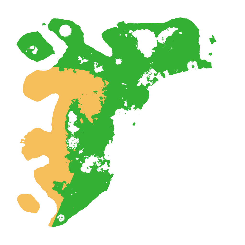 Biome Rust Map: Procedural Map, Size: 3600, Seed: 1414