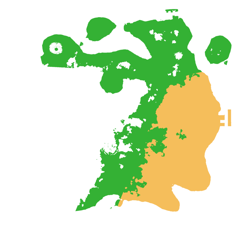 Biome Rust Map: Procedural Map, Size: 3000, Seed: 734362