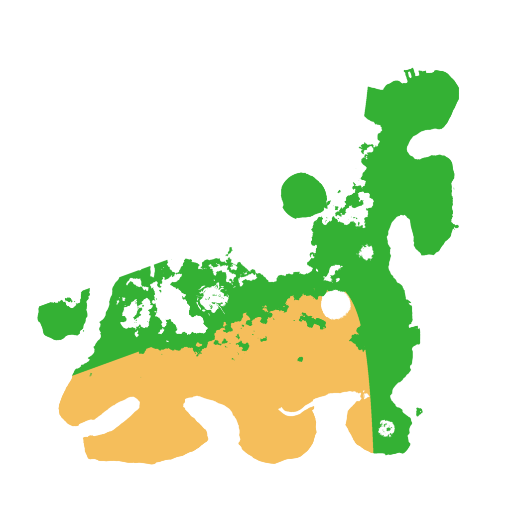 Biome Rust Map: Procedural Map, Size: 3200, Seed: 42042891