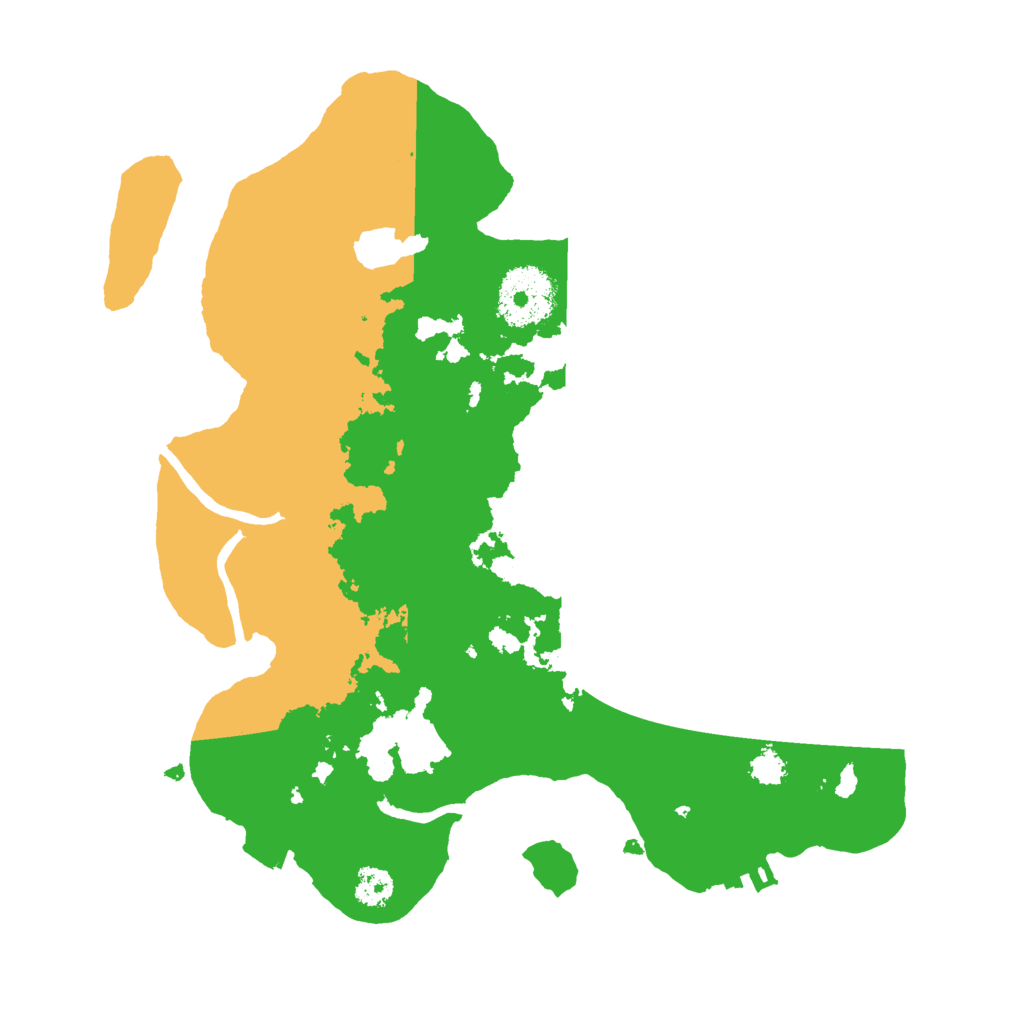 Biome Rust Map: Procedural Map, Size: 2700, Seed: 48021