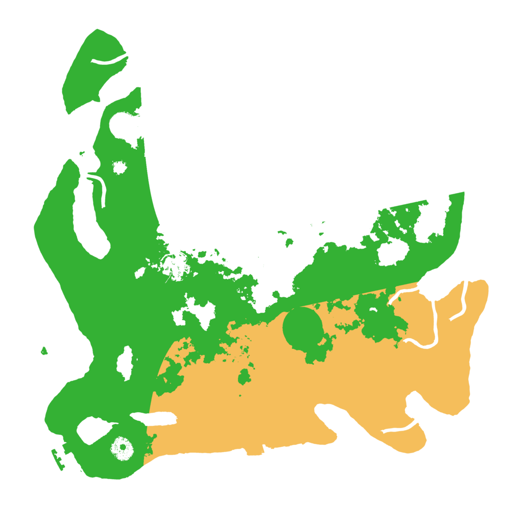 Biome Rust Map: Procedural Map, Size: 3500, Seed: 354654