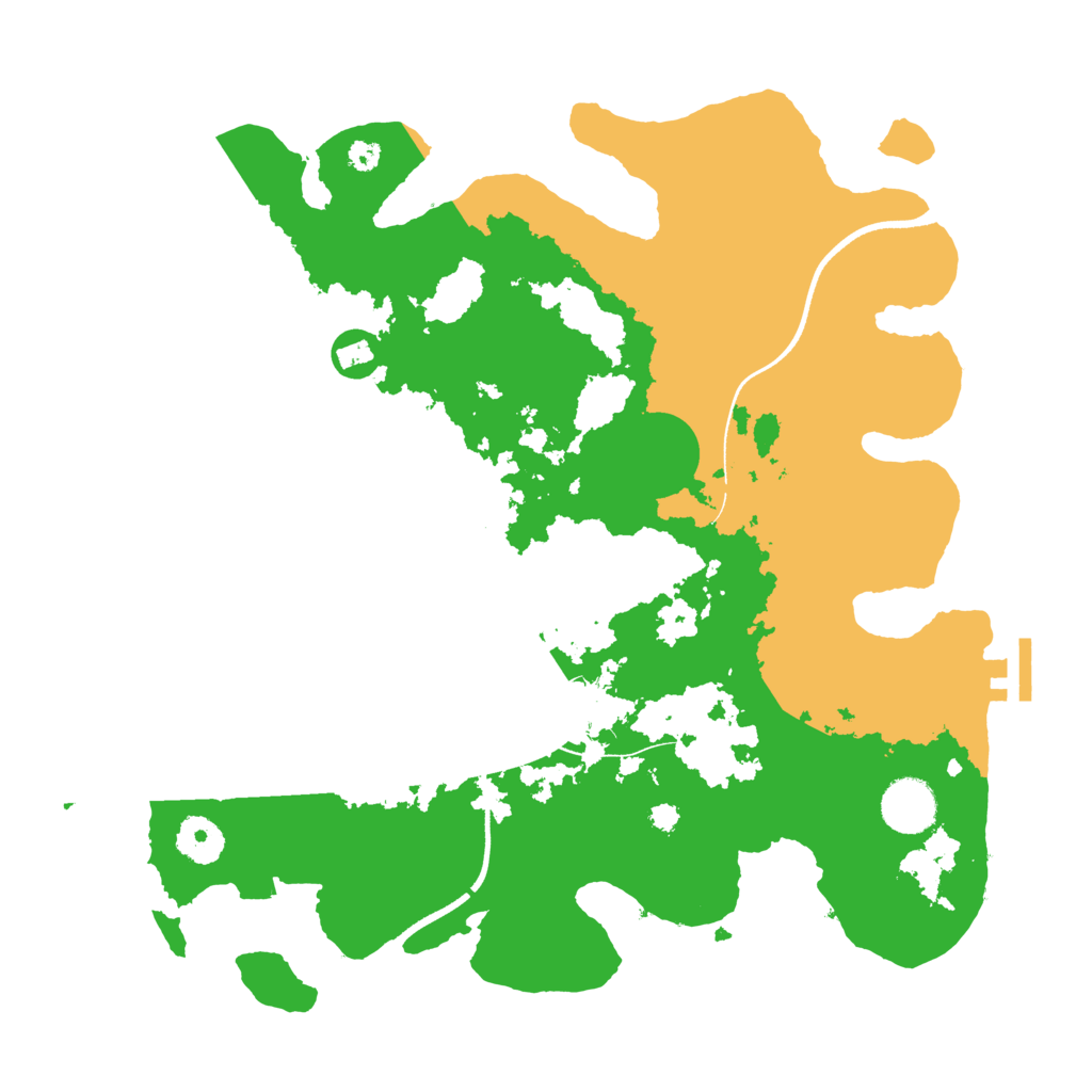 Biome Rust Map: Procedural Map, Size: 3500, Seed: 1122506739