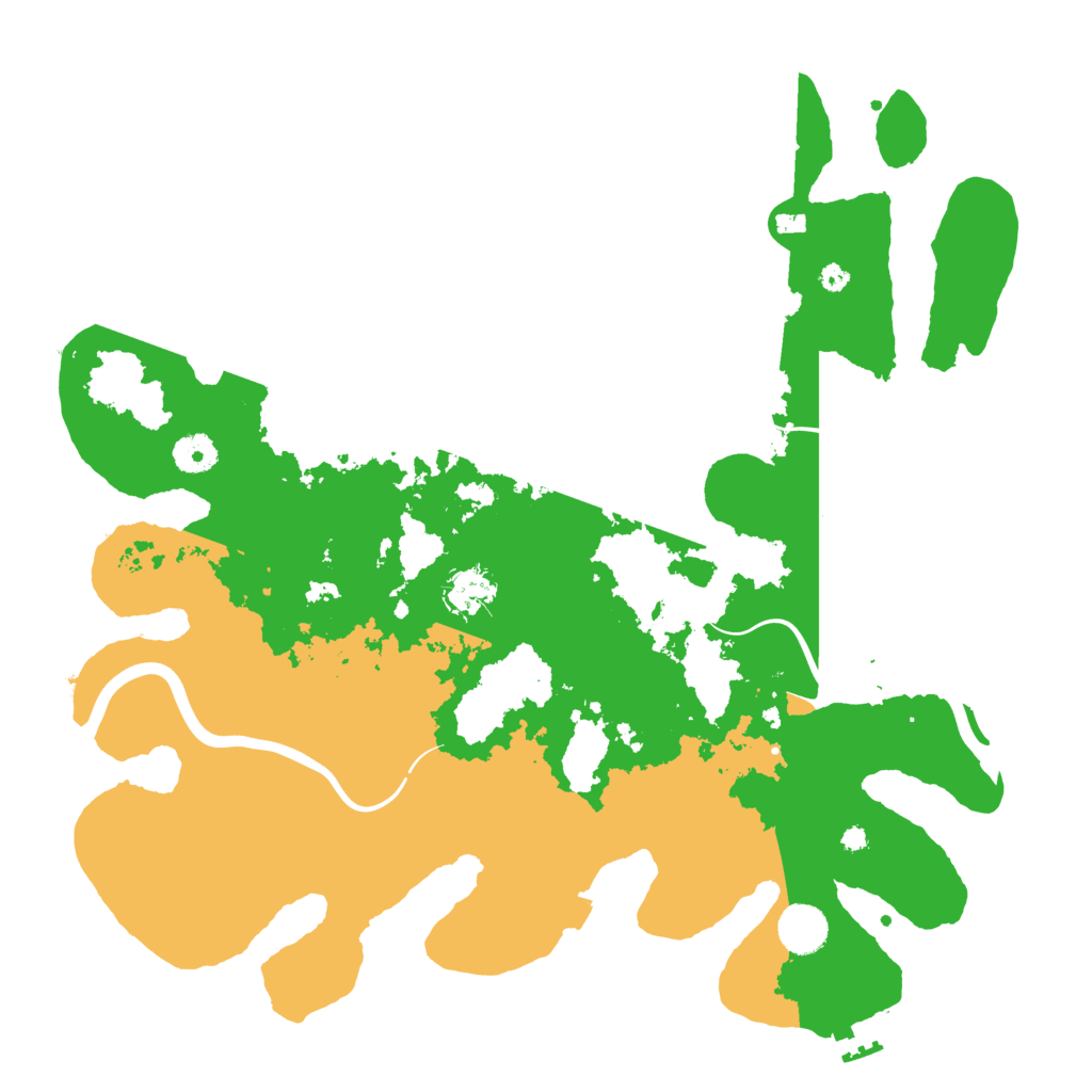 Biome Rust Map: Procedural Map, Size: 3950, Seed: 201135580