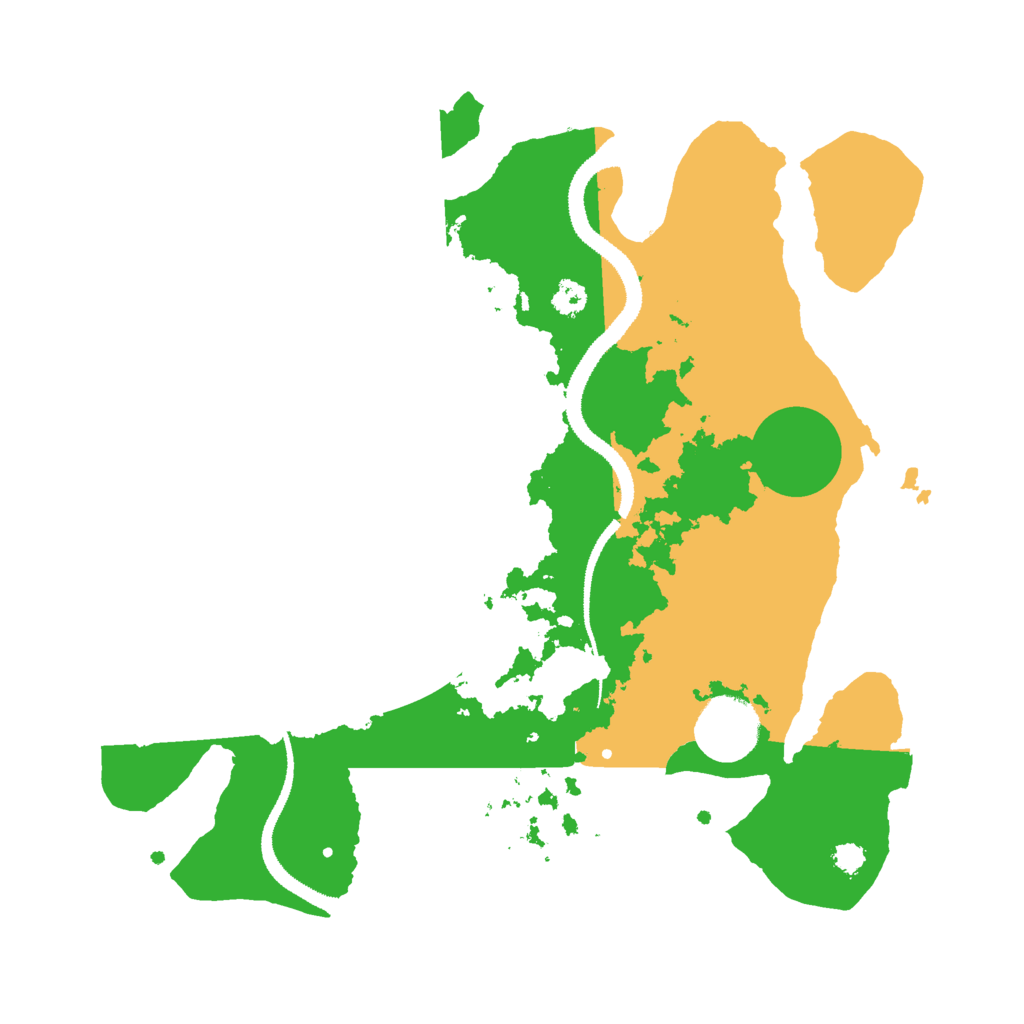 Biome Rust Map: Procedural Map, Size: 3000, Seed: 488933