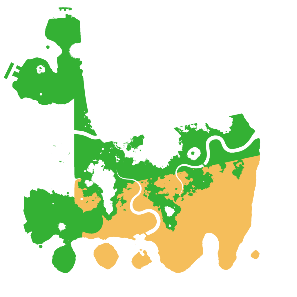 Biome Rust Map: Procedural Map, Size: 3500, Seed: 808303962