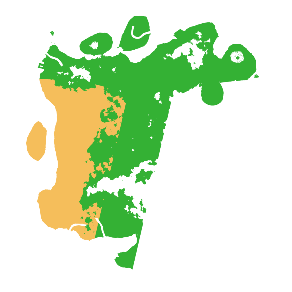 Biome Rust Map: Procedural Map, Size: 3500, Seed: 2083891093