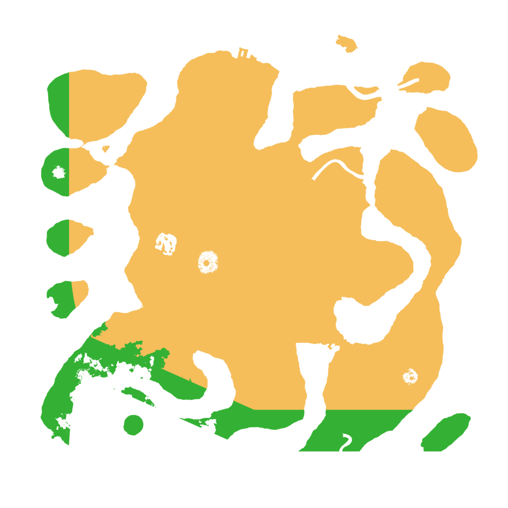 Biome Rust Map: Procedural Map, Size: 3500, Seed: 312788510