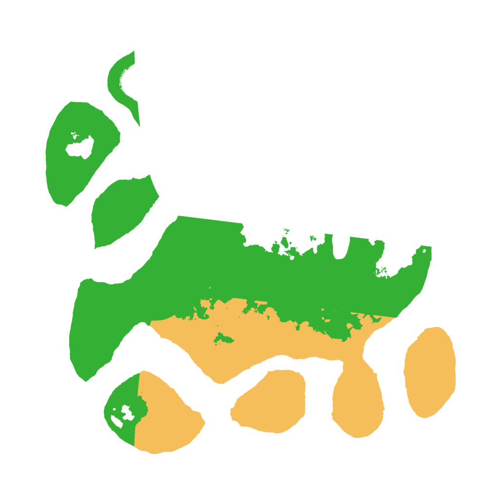 Biome Rust Map: Barren, Size: 2800, Seed: 2147483645