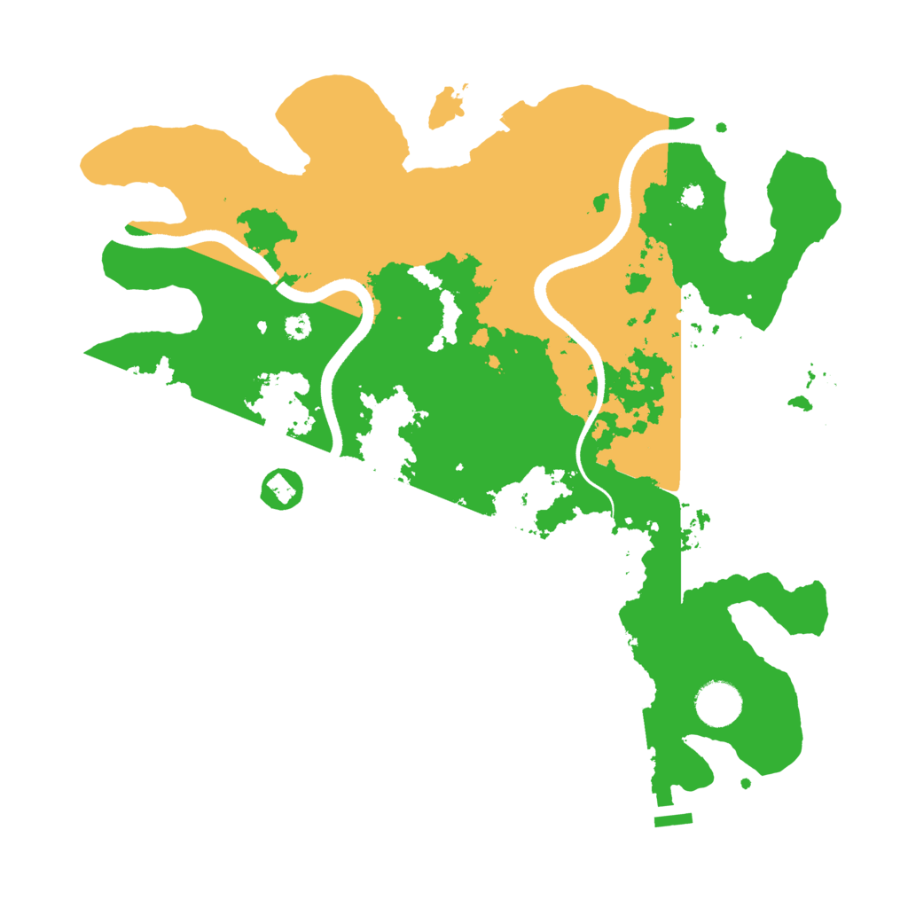Biome Rust Map: Procedural Map, Size: 3500, Seed: 8385962