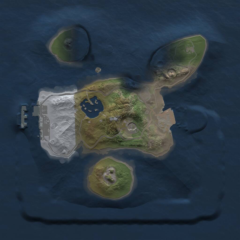 Rust Map: Procedural Map, Size: 1700, Seed: 456547, 4 Monuments