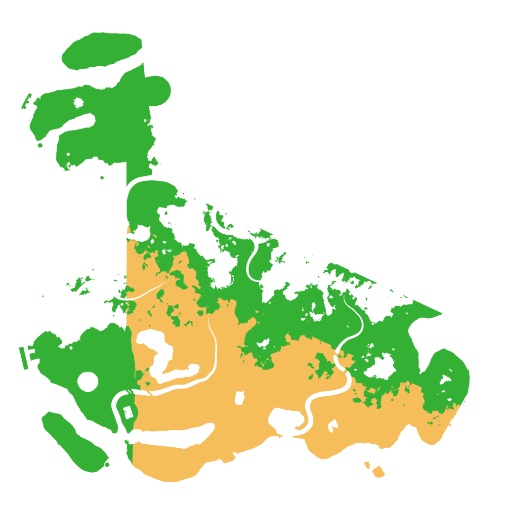 Biome Rust Map: Procedural Map, Size: 4500, Seed: 100011