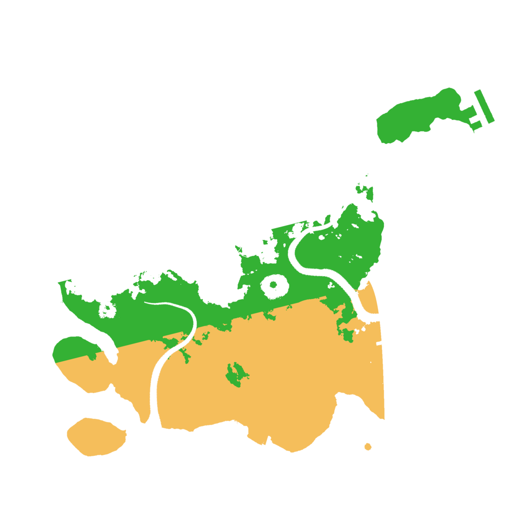 Biome Rust Map: Procedural Map, Size: 3000, Seed: 30998