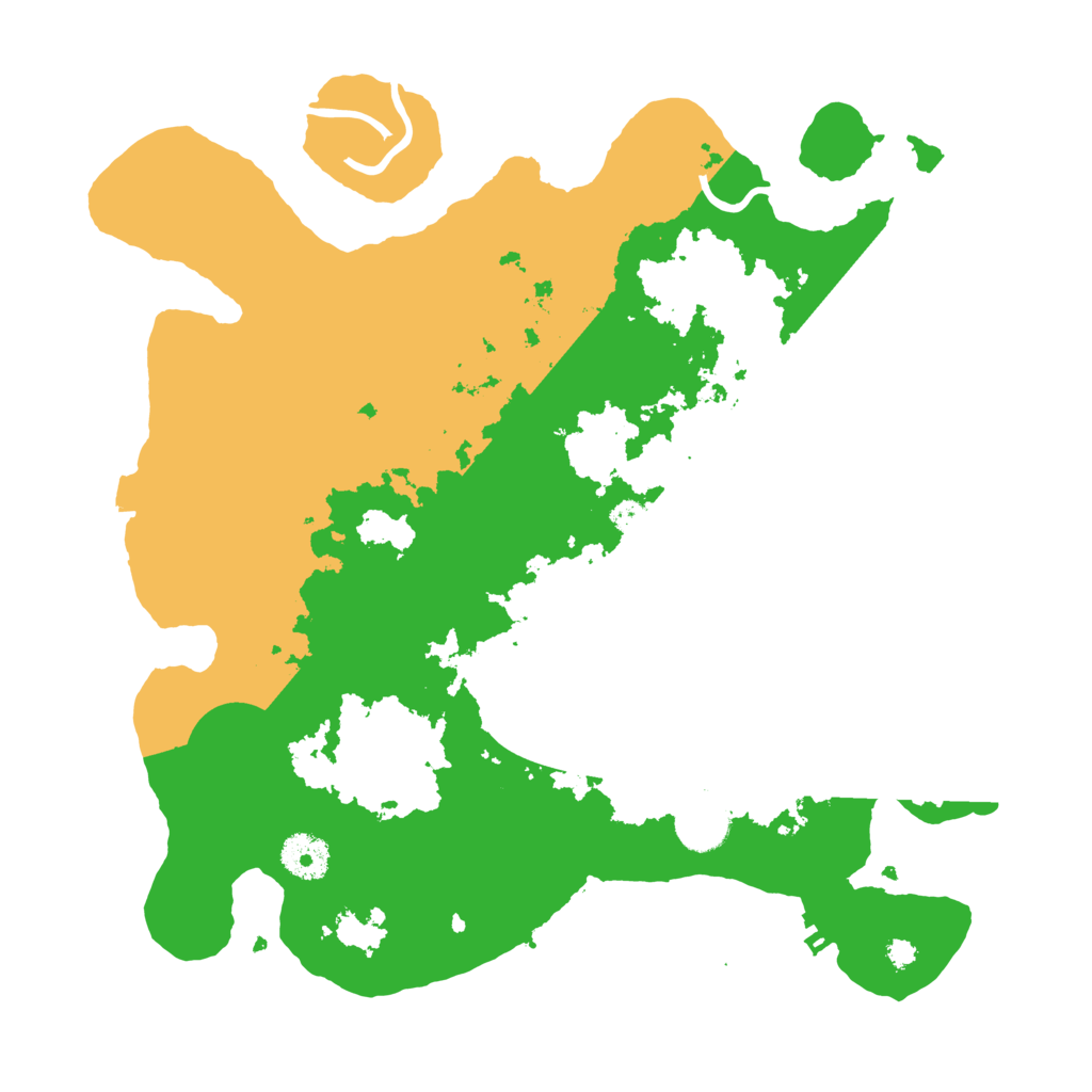 Biome Rust Map: Procedural Map, Size: 3500, Seed: 4509685