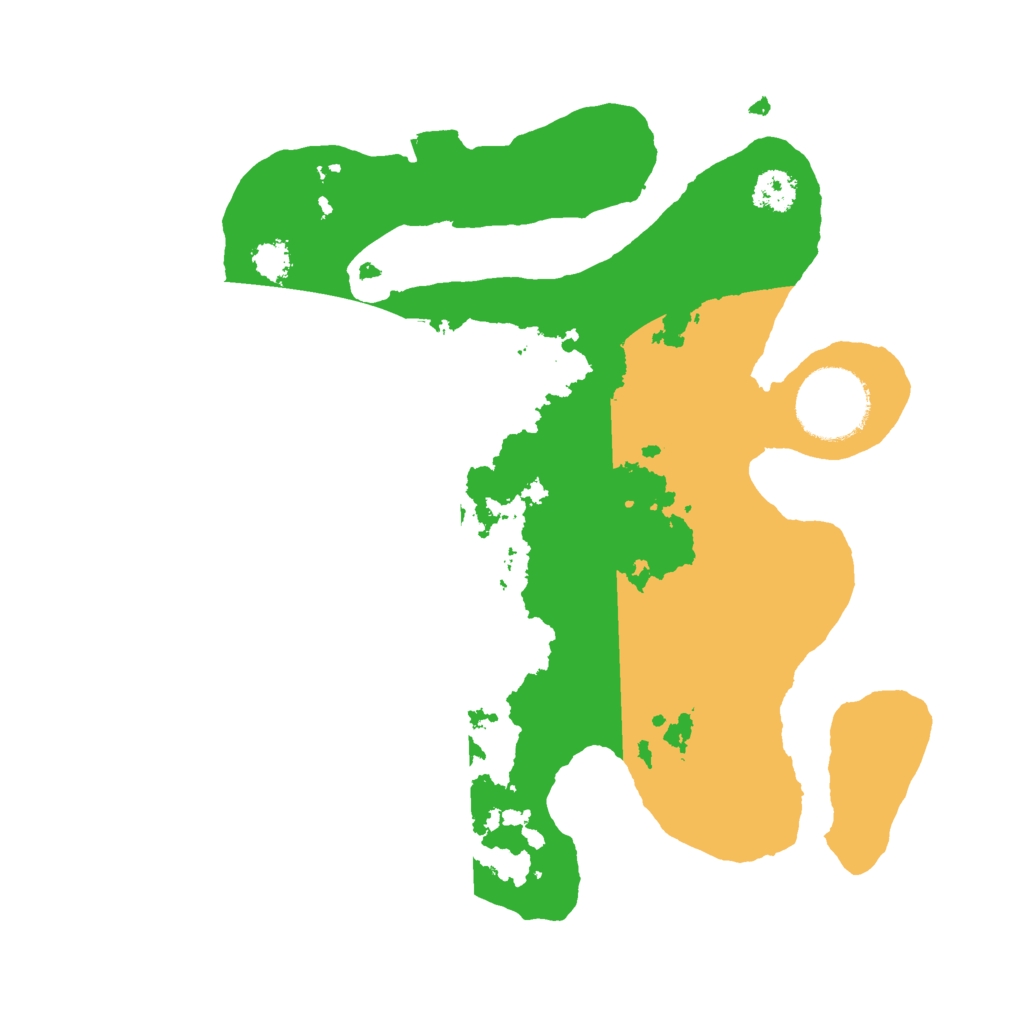 Biome Rust Map: Procedural Map, Size: 2500, Seed: 75648233