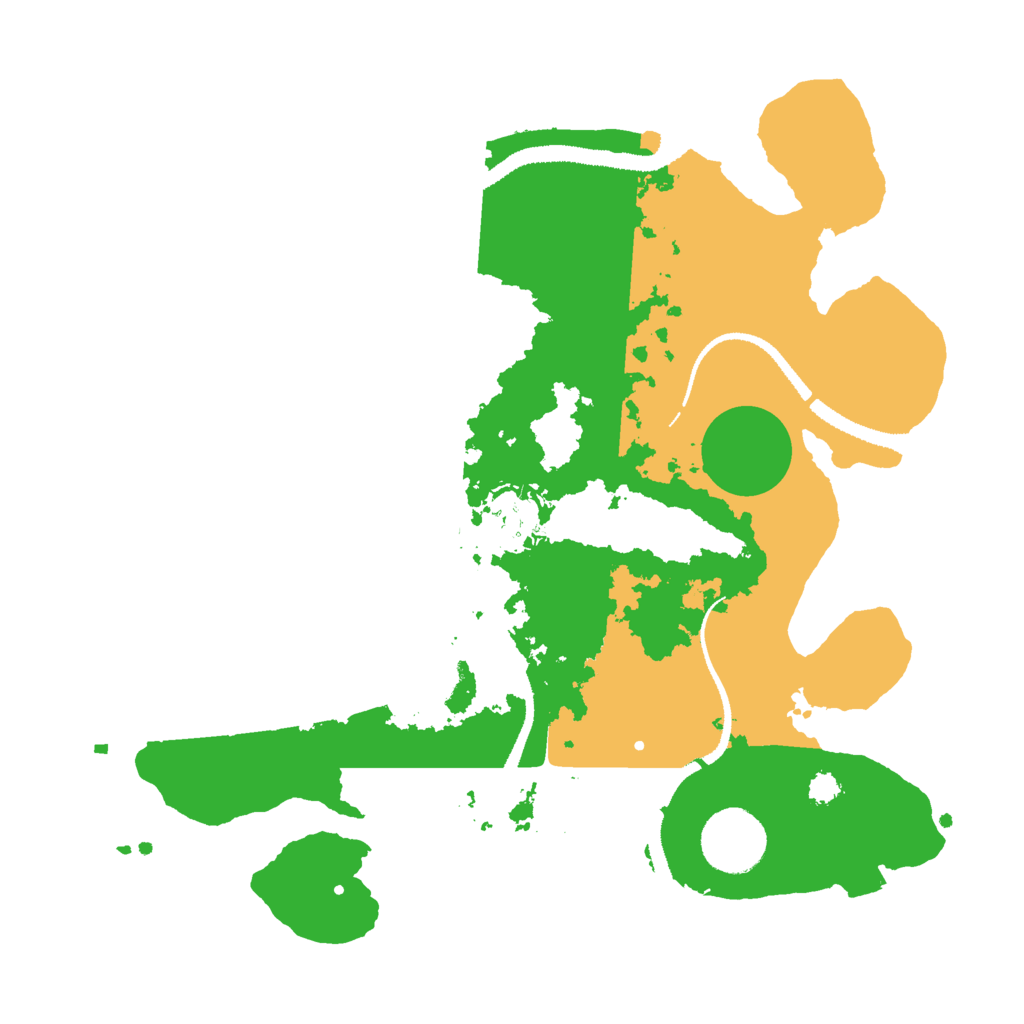 Biome Rust Map: Procedural Map, Size: 3000, Seed: 511071668