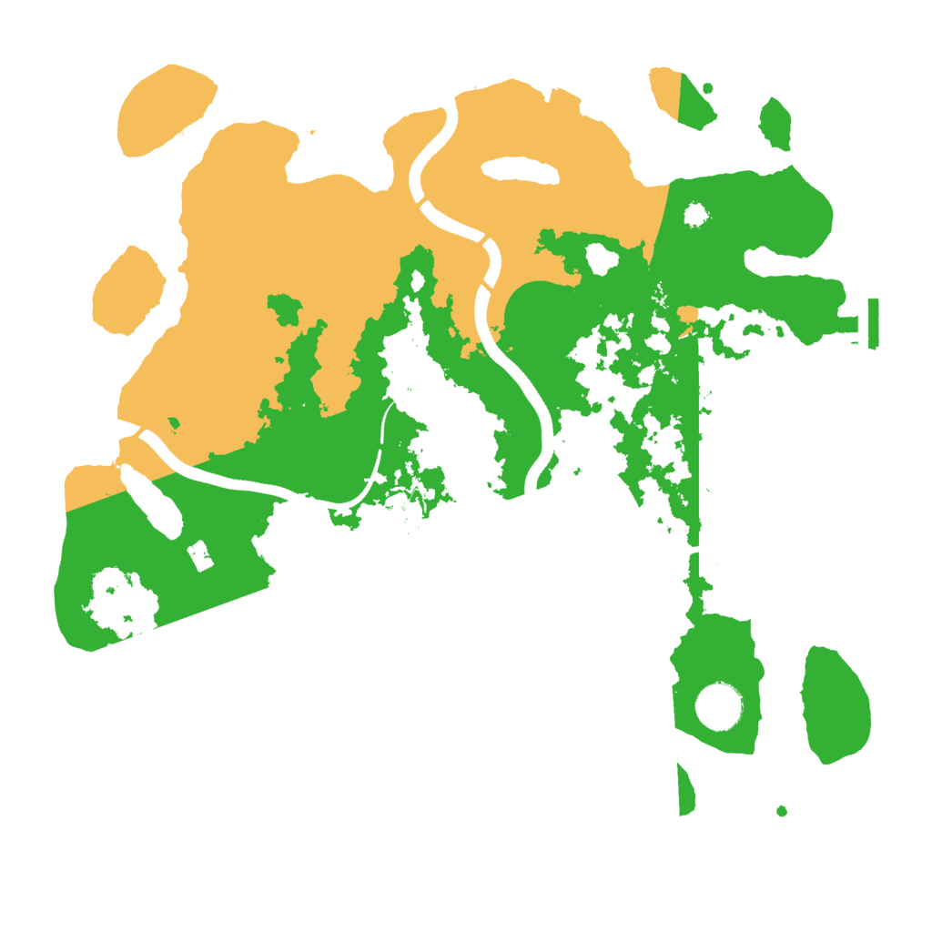 Biome Rust Map: Procedural Map, Size: 3500, Seed: 12854736