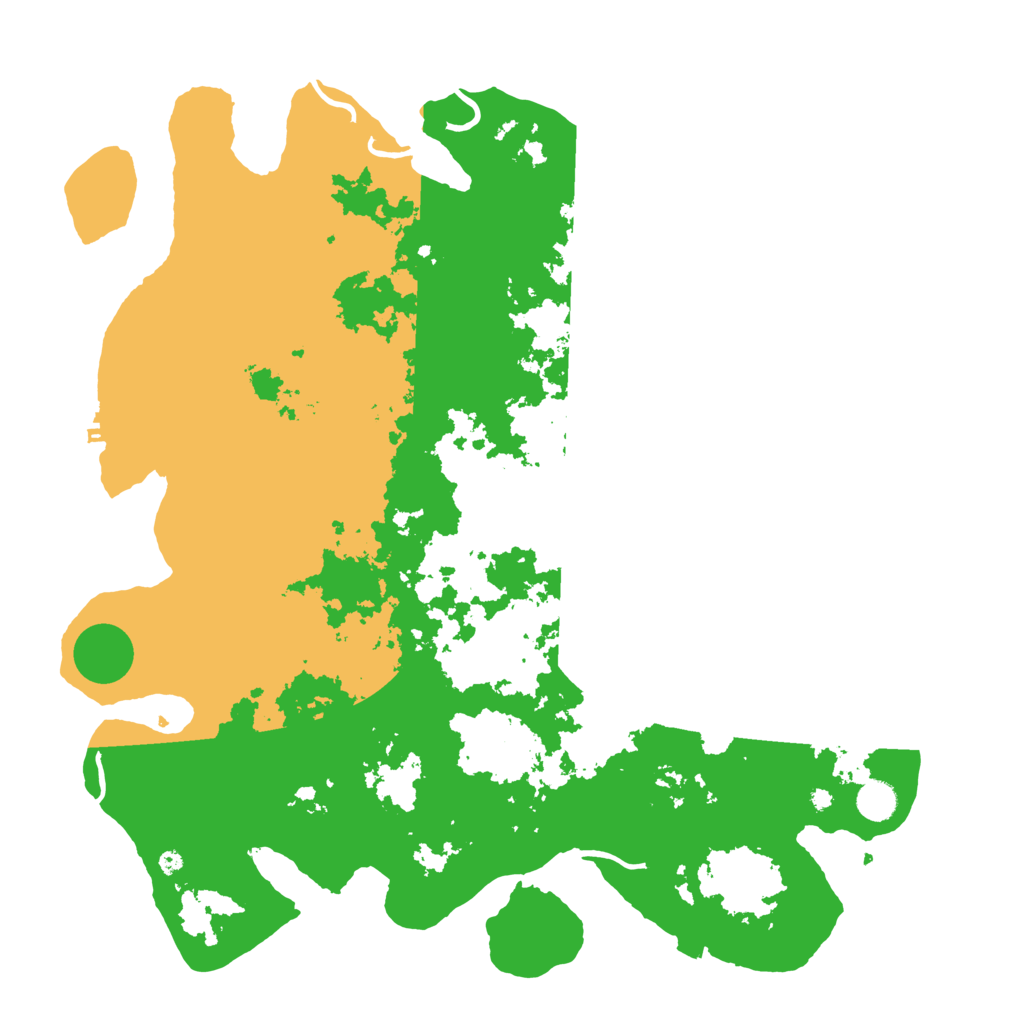 Biome Rust Map: Procedural Map, Size: 4500, Seed: 100010