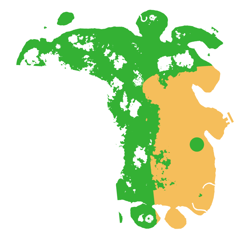 Biome Rust Map: Procedural Map, Size: 4500, Seed: 100012