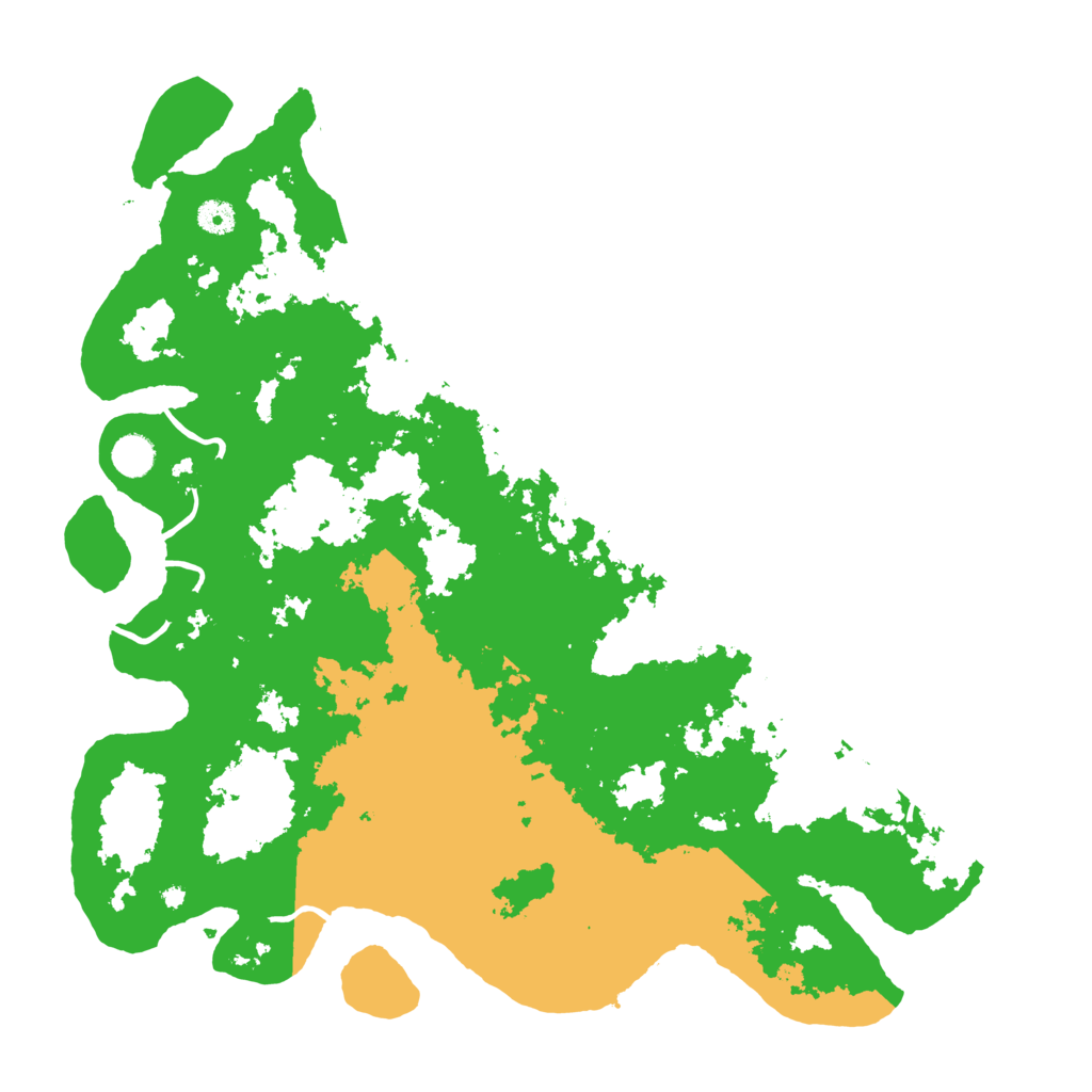 Biome Rust Map: Procedural Map, Size: 4500, Seed: 100015