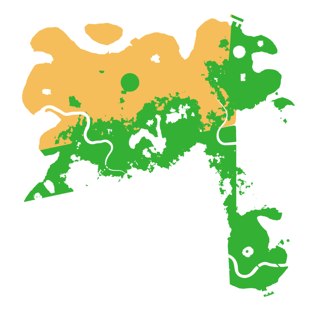 Biome Rust Map: Procedural Map, Size: 4500, Seed: 100016