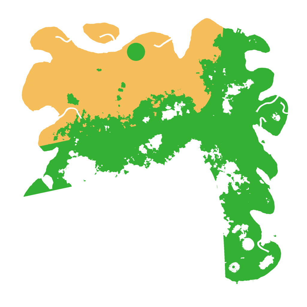Biome Rust Map: Procedural Map, Size: 4500, Seed: 100016