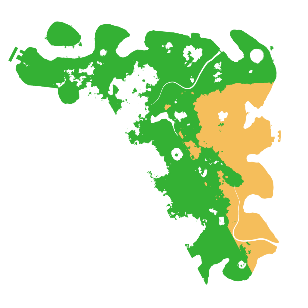 Biome Rust Map: Procedural Map, Size: 4000, Seed: 458654785