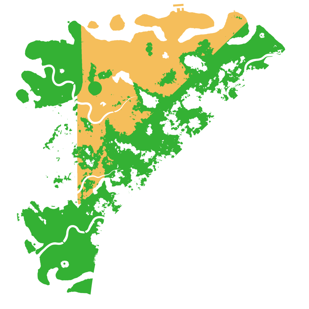Biome Rust Map: Procedural Map, Size: 6000, Seed: 324356754